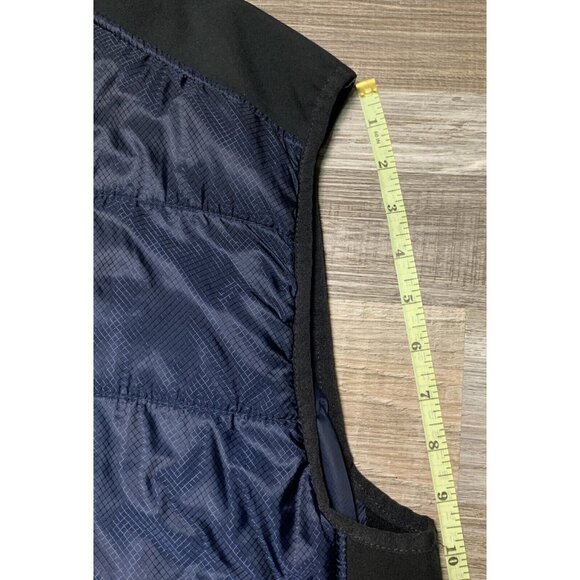 Legendary Anglers Mens XL Topwater Navy Blue Quilted Puffer Vest Zipper Pockets - Picture 11 of 13